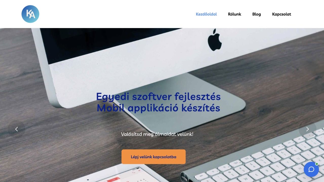 Screenshot of the Kova App website